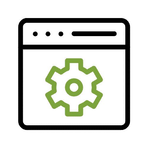 Settings of web GIF icon