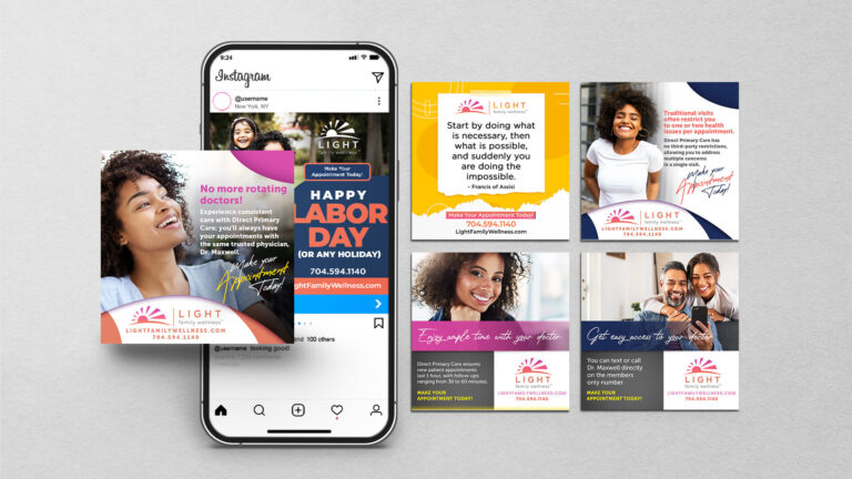 LIGHT Family Wellness - Social Media Assets