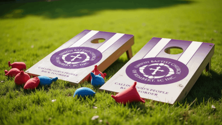 Union Baptist Church of Rembert, SC - Cornhole Design