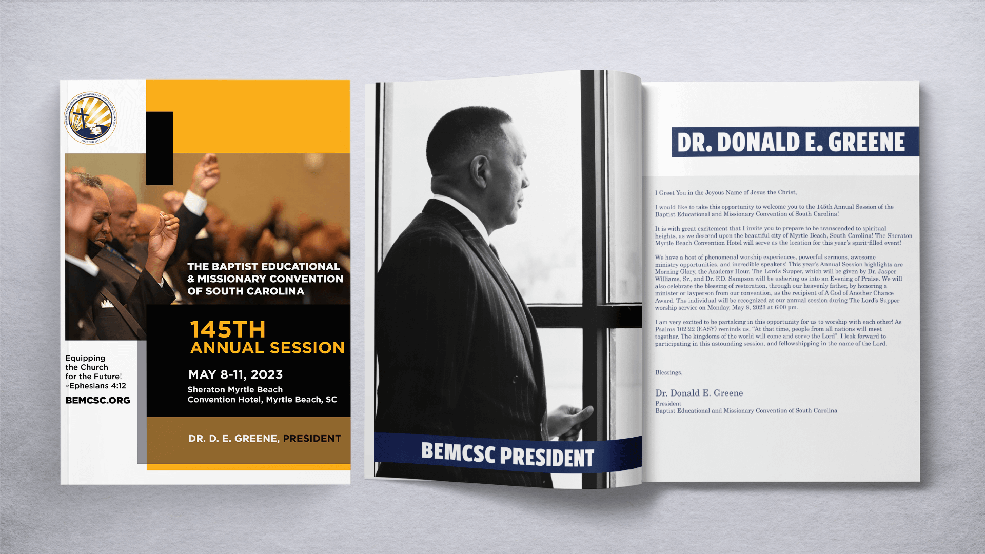 BEMCSC - 145th Annual Session -Layout, Design and Print