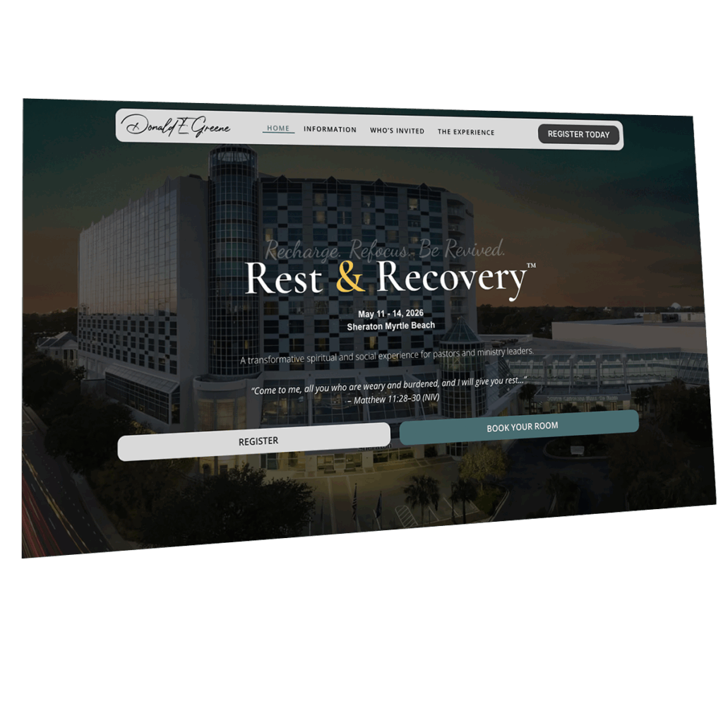 rest and recovery Website Development by Pixel13